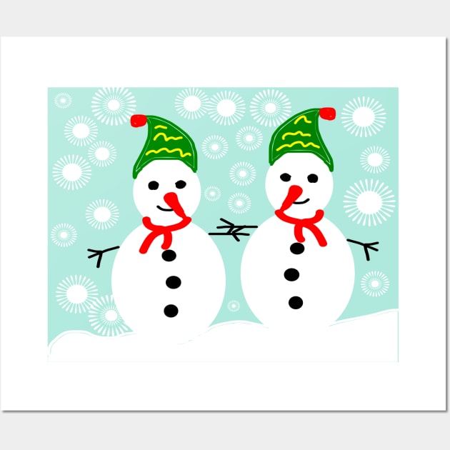 Snowman Wall Art by RAK20